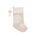 Golden Shores Seashell Stocking