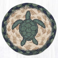 Green Sea Turtle Printed Coaster