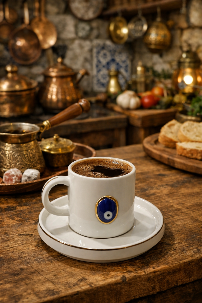 BRICARD PORCELAIN Hatir Espressoset 12 delig | 6 persoons