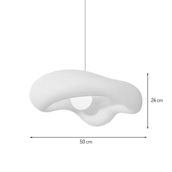 LimanOnline.com - Liman Home Decor Japandi Hanglamp Ø 50 cm Zenica Zand Steenlook