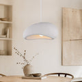 LimanOnline.com - Liman Home Decor Japandi Hanglamp Ø 60 cm Vaduz Wit Steenlook