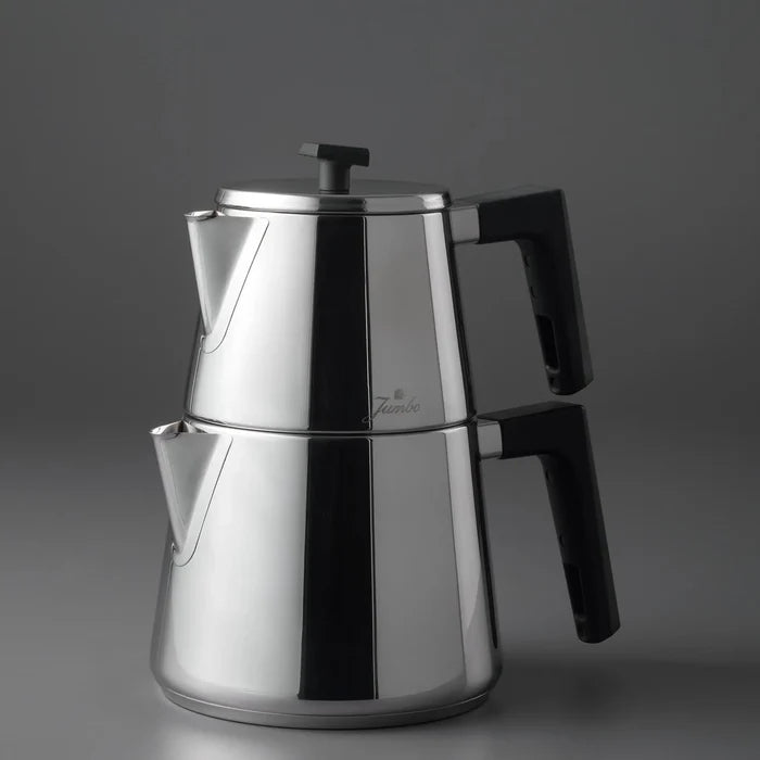 JUMBO Jumbo Dynamic Steel theepot met inductiebodem