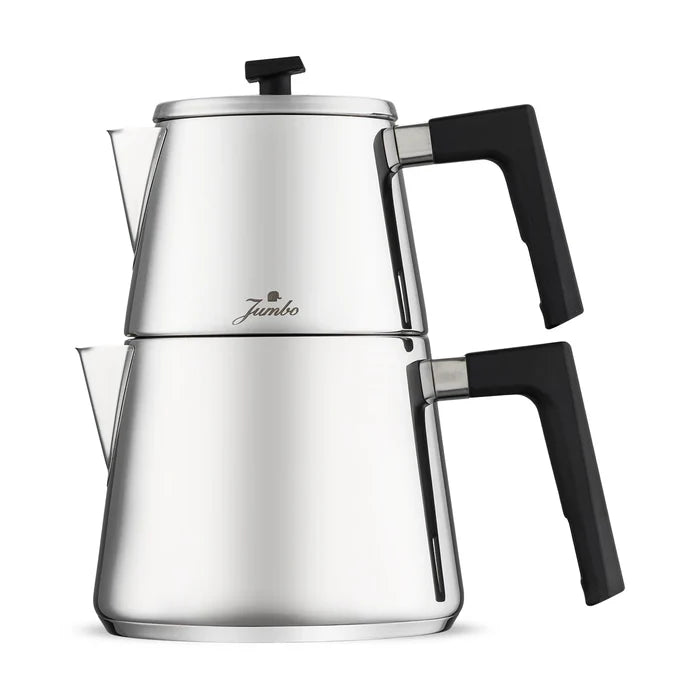 JUMBO Jumbo Dynamic Steel theepot met inductiebodem