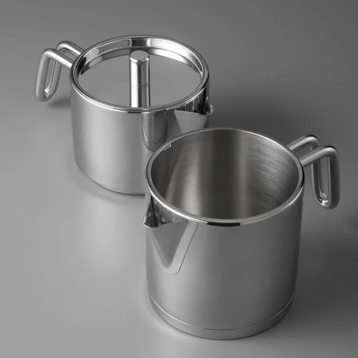 JUMBO Metalix Full Theepotset 4-dlg - Turkse authentieke theepot RVS ( 1.1 / 1.5 Liter )
