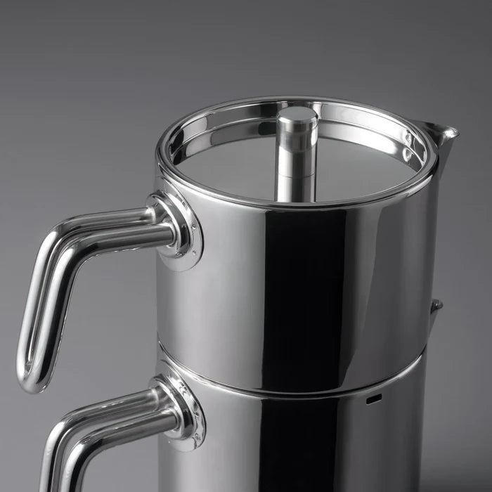 JUMBO Metalix Full Theepotset 4-dlg - Turkse authentieke theepot RVS ( 1.1 / 1.5 Liter )