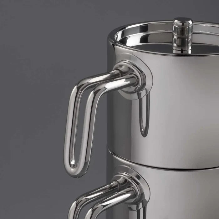 JUMBO Metalix Full Theepotset 4-dlg - Turkse authentieke theepot RVS ( 1.1 / 1.5 Liter )