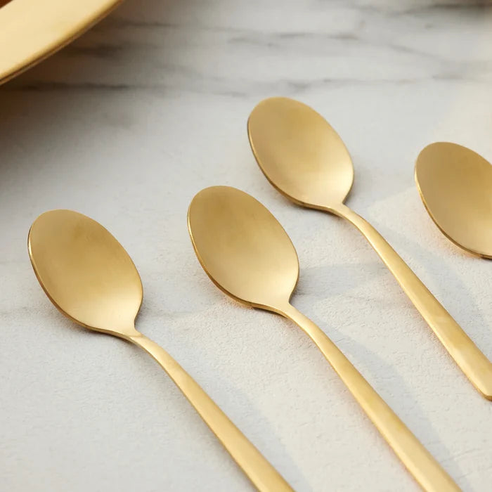 KARACA Karaca Boreas Theelepel Gold | 6 Delig