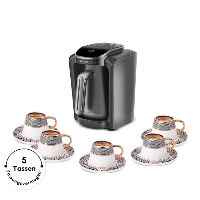 Karaca Hatır Neo Turkse Koffiemachine met Melk – Space Grey