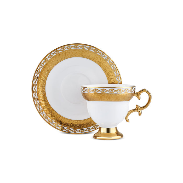 KARACA Karaca Hurrem Turkse Koffieset Espressoset 12 Delig | 6 Persoons ( 90 ml )