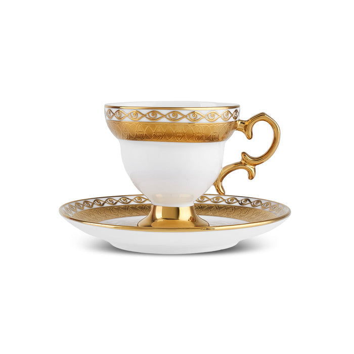 KARACA Karaca Hurrem Turkse Koffieset Espressoset 12 Delig | 6 Persoons ( 90 ml )