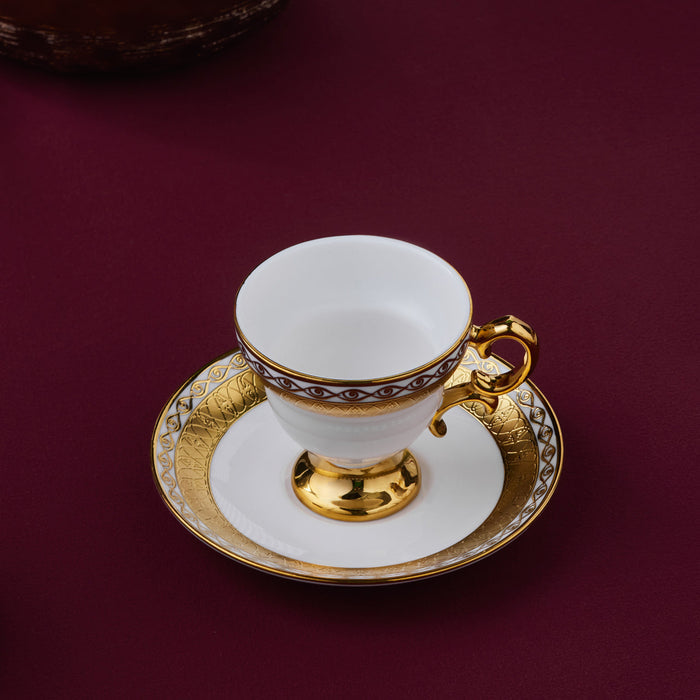 KARACA Karaca Hurrem Turkse Koffieset Espressoset 12 Delig | 6 Persoons ( 90 ml )
