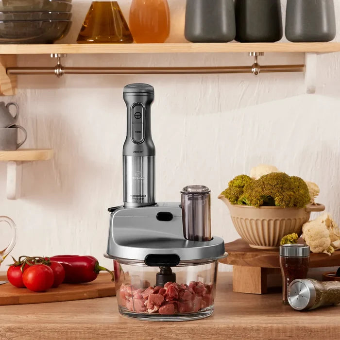 KARACA Karaca Mastermaid keukenrobot, lange blender, 8-in-1, 2500 W, Galaxy Grey