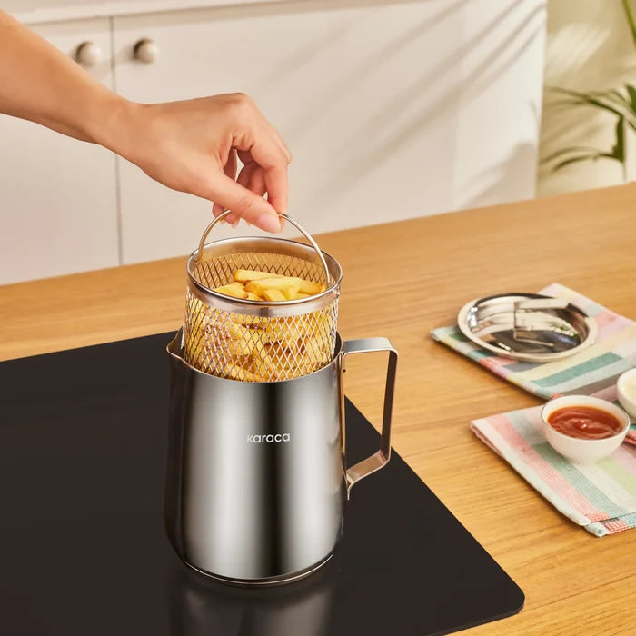 KARACA Karaca Minifry Rvs Frituurpan, 2l, Zilver