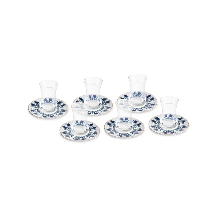 KARACA Karaca New Iznik Theeset 12 delig | 6 persoons