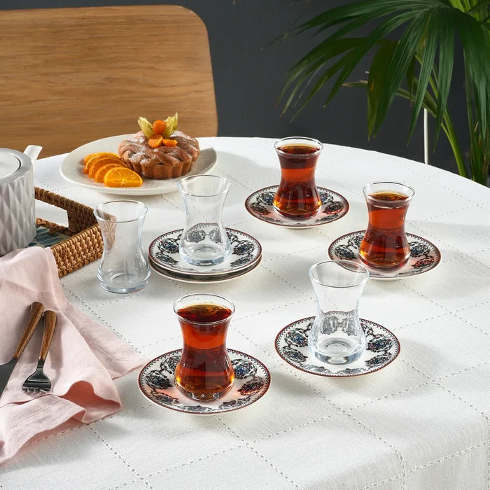 KARACA Karaca New Nakkas Theeset 12 delig | 6 persoons
