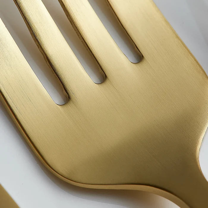 KARACA Karaca Orion Matt Gold Bestekset 30 Delig | 6 Persoons
