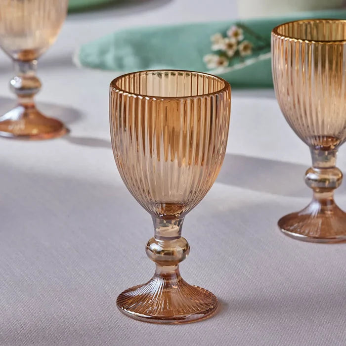 KARACA Karaca Rocca Borrelglas | 6 delig Gold