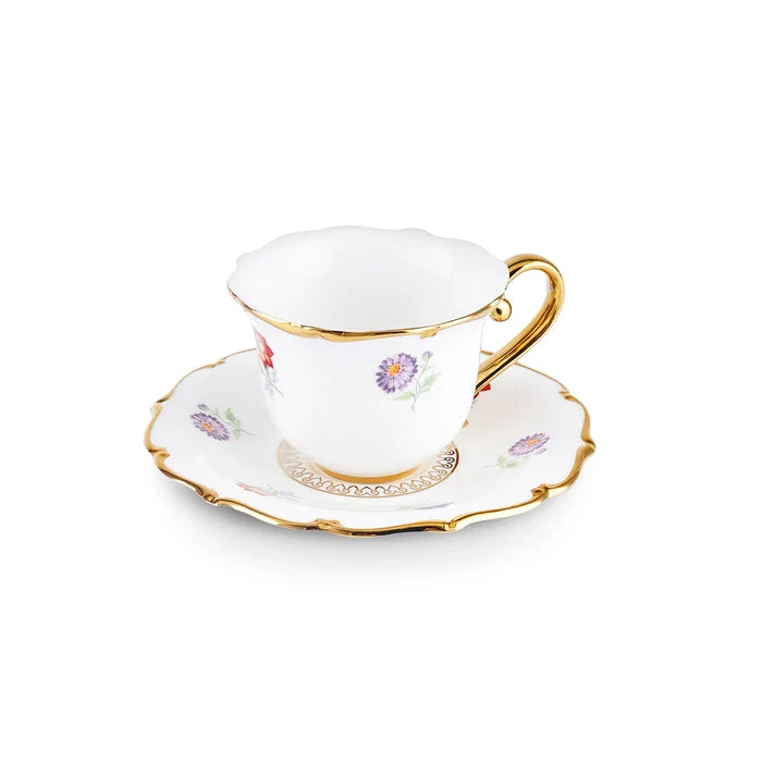 KARACA Karaca Royal Bone Diana Espresso Set 12 Delig | 6 Persoons