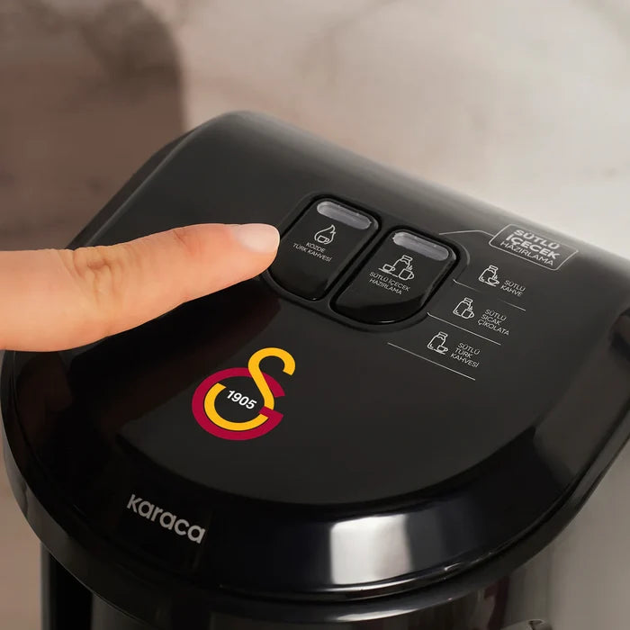 KARACA Karaca x Galatasaray gelicentieerde Hatır Hüps Turkse koffiemachine met melkfunctie