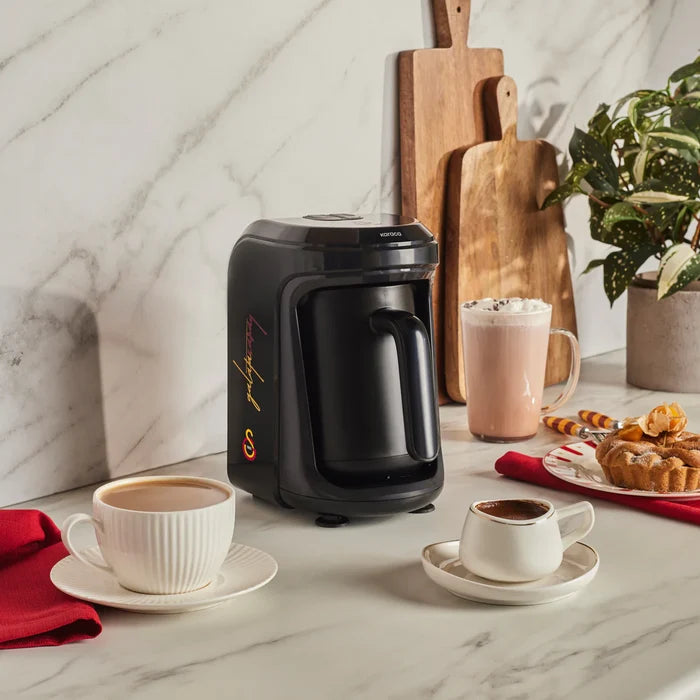 KARACA Karaca x Galatasaray gelicentieerde Hatır Hüps Turkse koffiemachine met melkfunctie