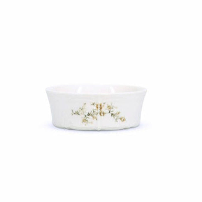 BonBistro Kom 13xH5cm brown flower Retro