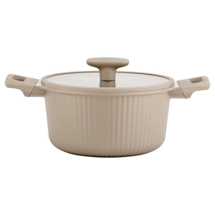 LUNA PANNENSET | 8-DELIG TAUPE