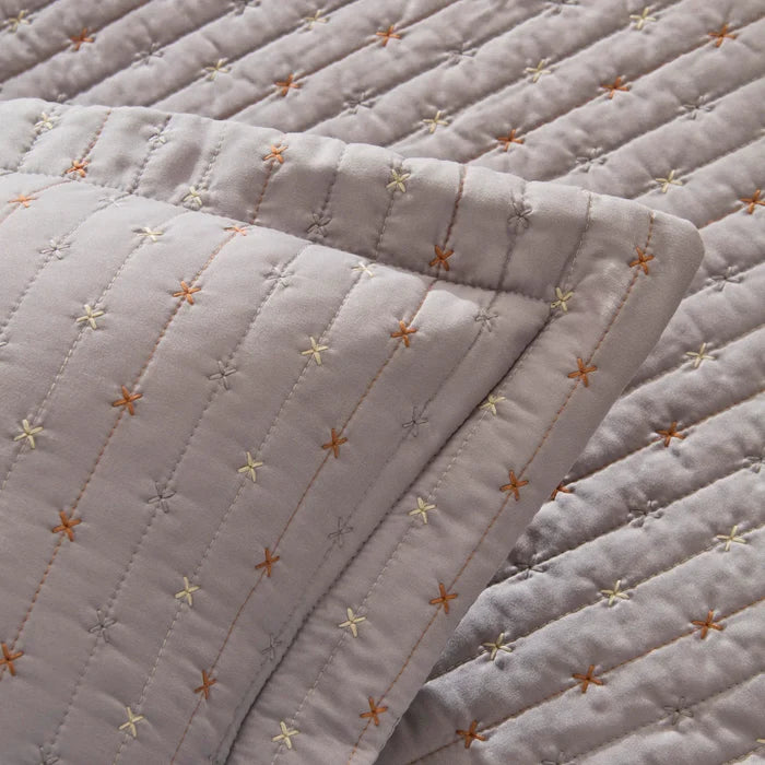 KARACA Margot Bedsprei set 3 Delig | Grijs 230x240 cm