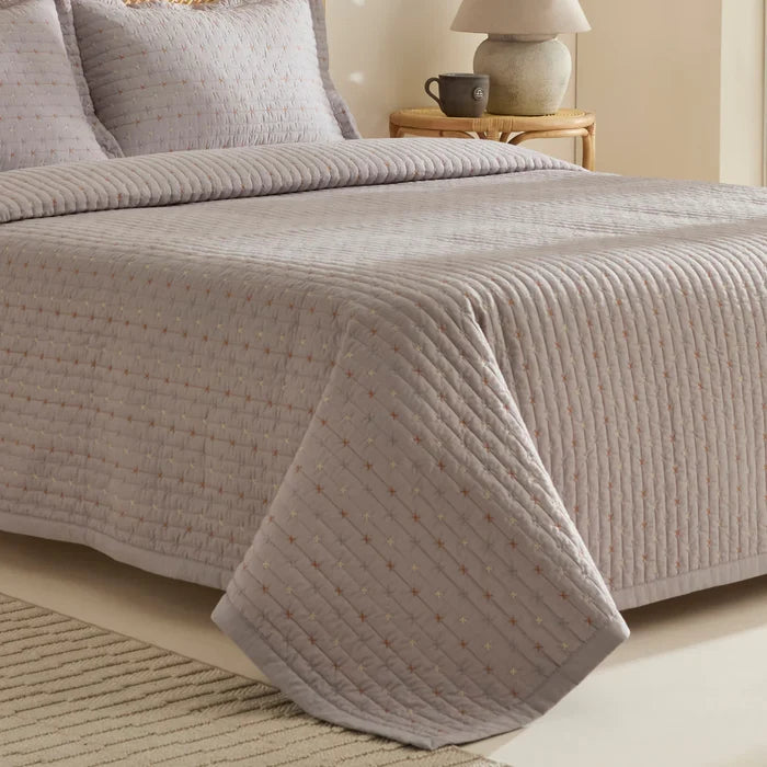 KARACA Margot Bedsprei set 3 Delig | Grijs 230x240 cm