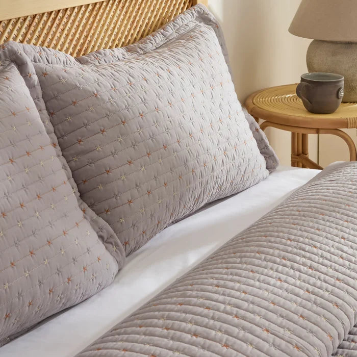 KARACA Margot Bedsprei set 3 Delig | Grijs 230x240 cm