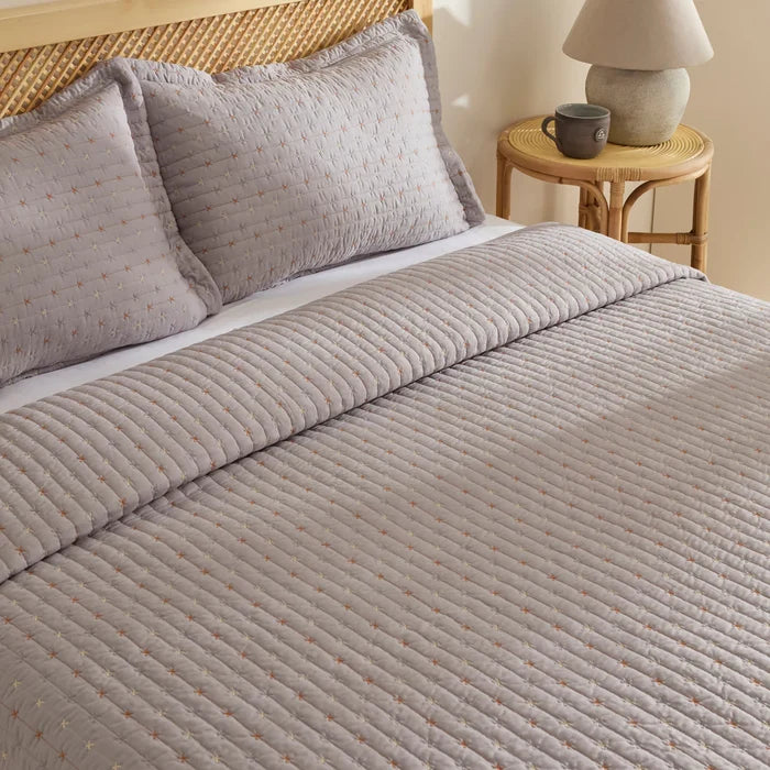 KARACA Margot Bedsprei set 3 Delig | Grijs 230x240 cm