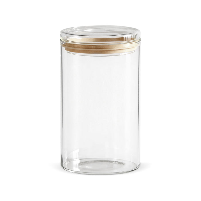 LIV MONO Borosilicaatglas Voorraadpot / opbergpot / Bewaardoos - met deksel – 1400 ml ( Per Stuk )