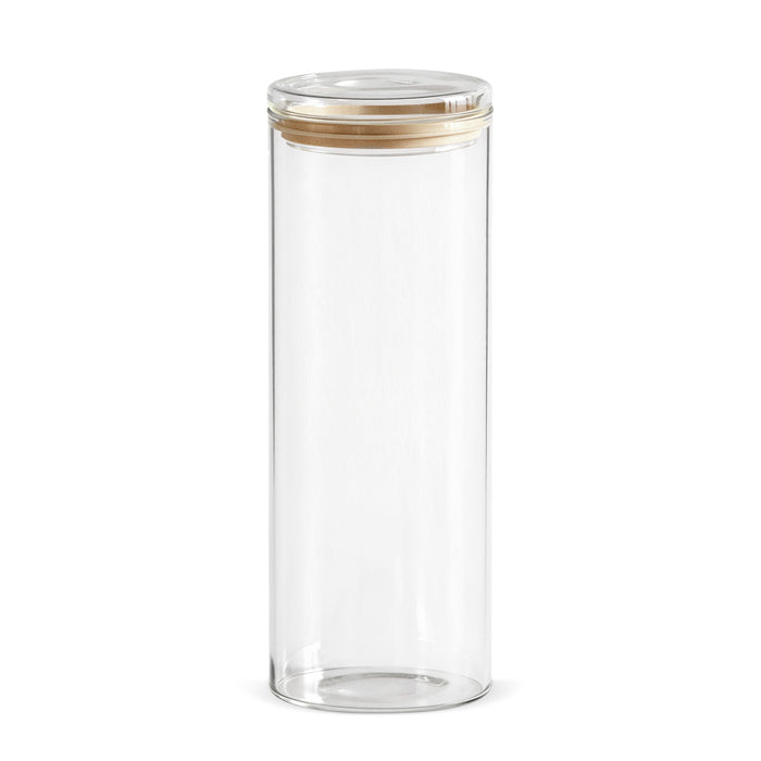 LIV MONO Borosilicaatglas Voorraadpot / opbergpot / Bewaardoos - met deksel – 2000 ml ( Per Stuk )
