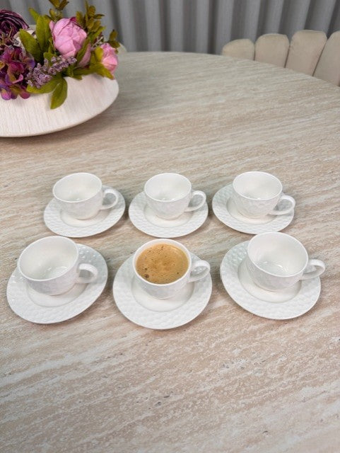 MLX Nora / Petek Espressoset 12 Delig | 6 Persoons