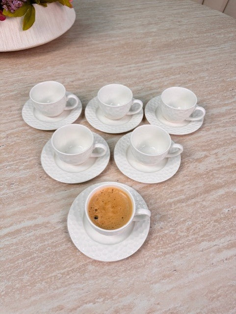 MLX Nora / Petek Espressoset 12 Delig | 6 Persoons