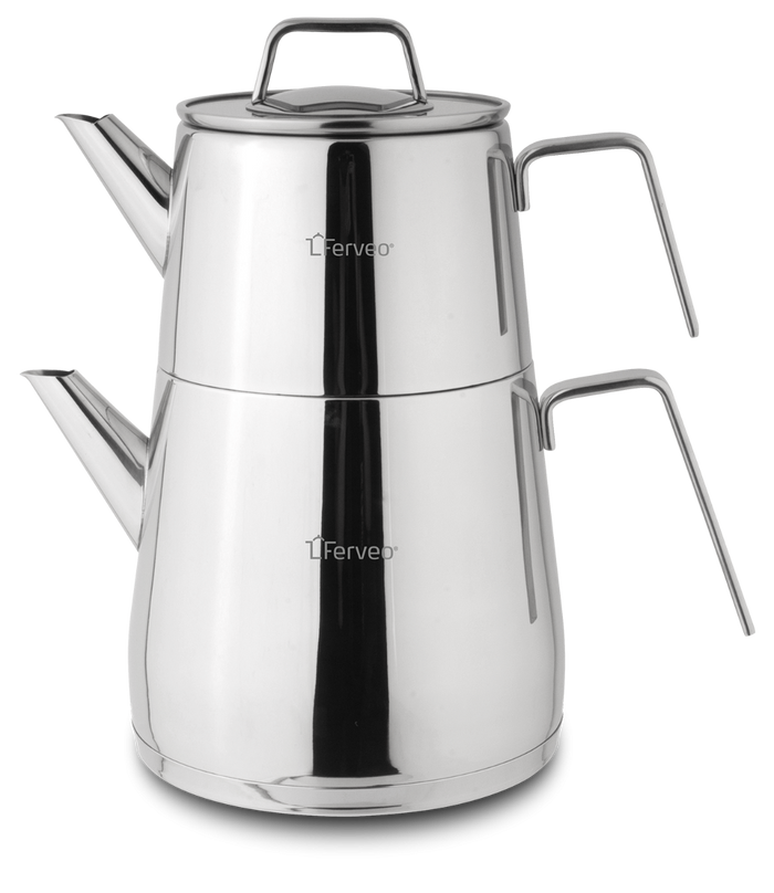 FERVEO NOYA THEEPOTSET | 1,0 / 2,0 L ZILVER