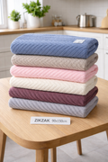 NURPAK Nurpak Zikzak Handdoek 90 x 150 Cm | Paars
