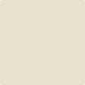 Benjamin Moore Color OC-1 Natrual Wicker wet, dry color sample.