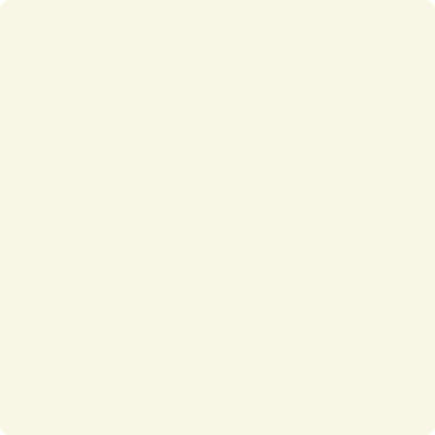 Benjamin Moore Color OC-126 Easter Lily wet, dry color sample.