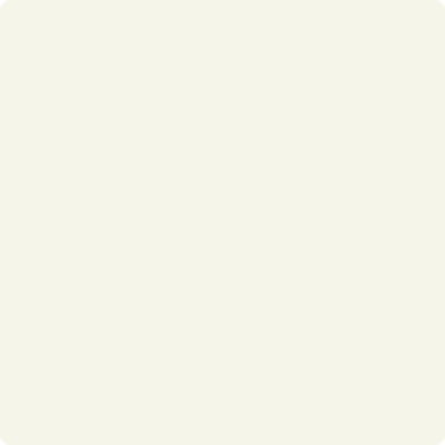 Benjamin Moore Color OC-130 Cloud White wet, dry color sample.