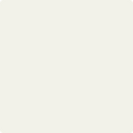 Benjamin Moore Color OC-17 White Dove wet, dry color sample.
