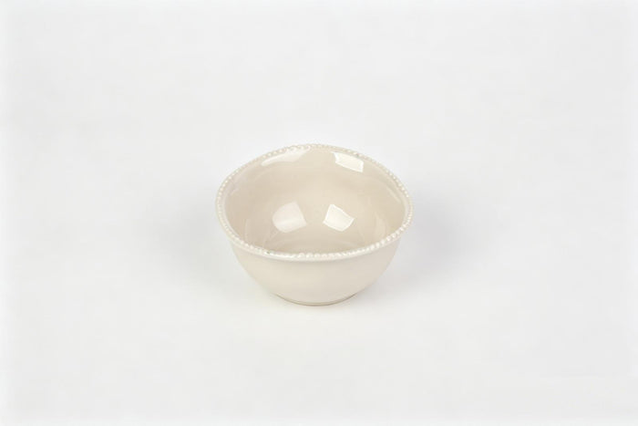 BVR Parel Dip- / Snackschalen Ø9 cm ( 6 Delig ) Beige | Pearls