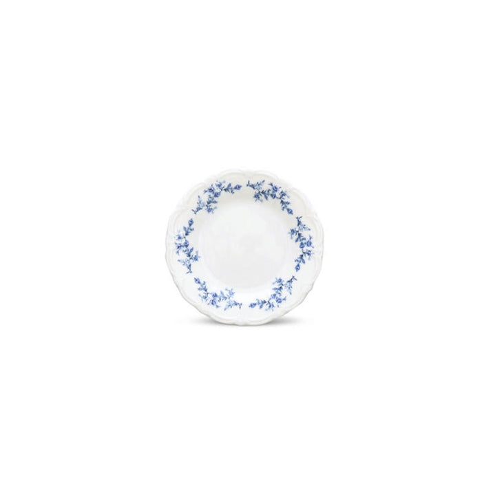 BonBistro Plat bord 16cm blue flower Retro