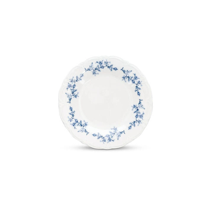 Plat bord 20,5cm Blue flower Retro
