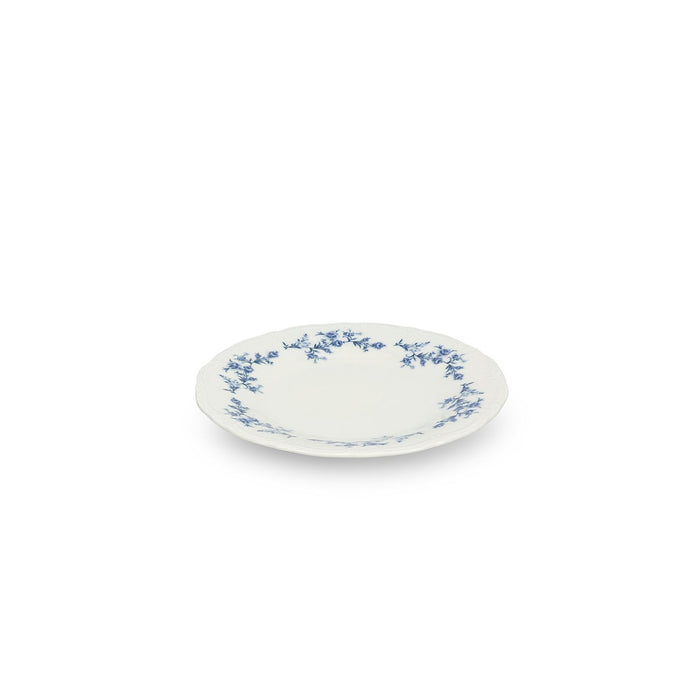 Plat bord 20,5cm Blue flower Retro