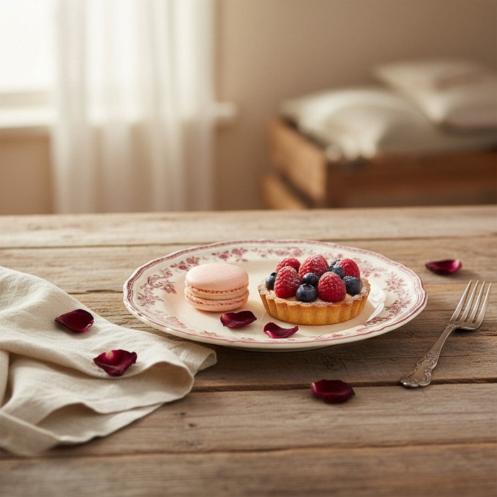 Plat bord 21,5cm burgundy Cyril