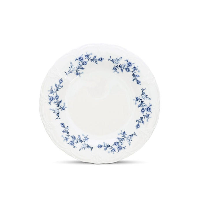 Plat bord 27,5 cm Blue flower Retro