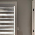 Premium Wool-Textured Room Darkening Zebra Blinds/ Dual Sheer Shades | MIFU Decor