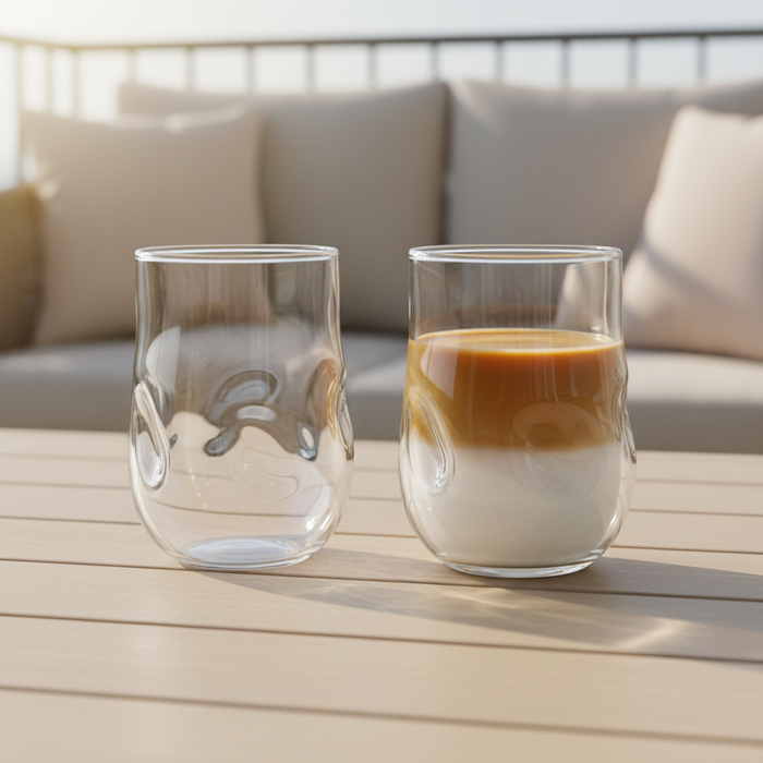 LIV PUNTO Borosilicaatglas – 320 ml | 2 Delig