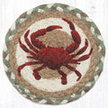Red Crab Round Large Coaster