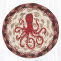 Red Octopus Printed Coaster